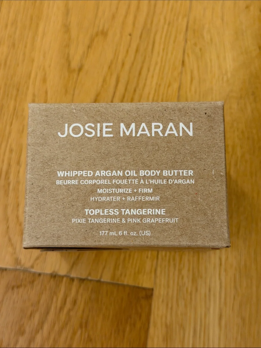NEW JOSIE MARAN Whipped Argan Oil Body Butter - Topless Tangerine 177 ml